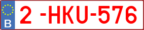 Truck License Plate